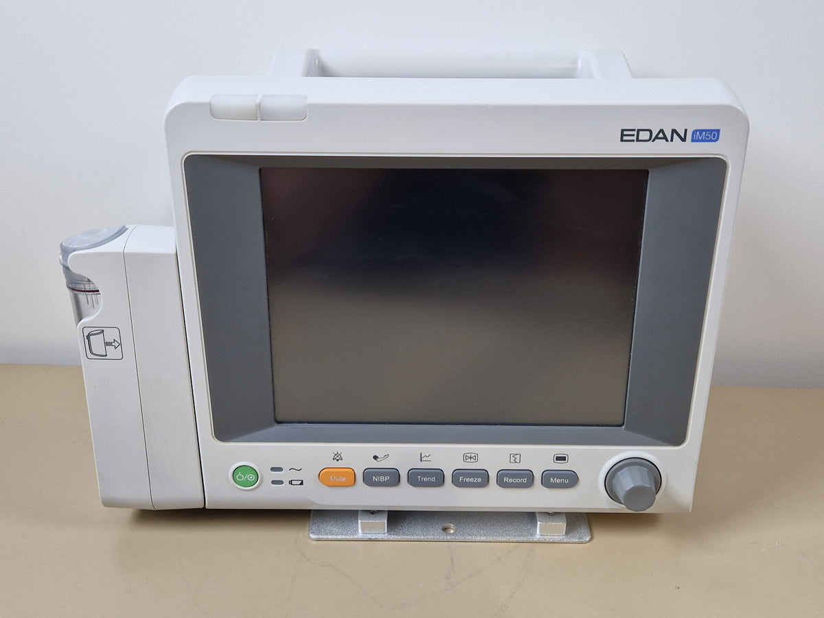 EDAN iM50 Patient Monitor with CO2 Module 12-Lead ECG SpO2 NIBP Temp IBP + Accessories