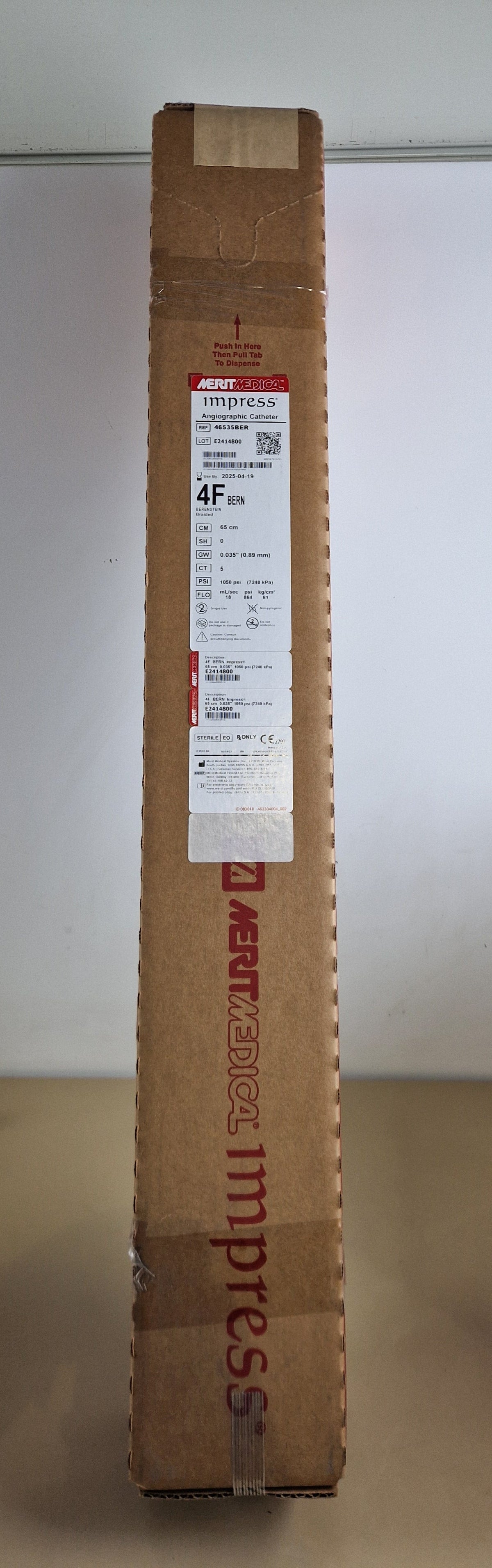 Merit Medical impress Angiographic Catheter ref 46535BER expired!