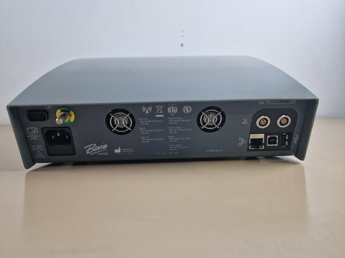 Bovie ICON Gi GI120 Electrosurgical Generator 200W Touchscreen ESU