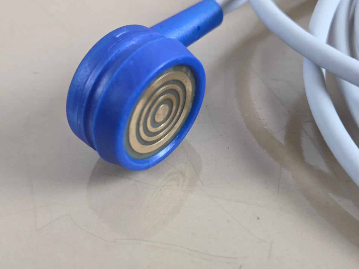 AccuVent cable 8000-000993 → AccuVent flow sensor → BVM / patient airway for zoll x series