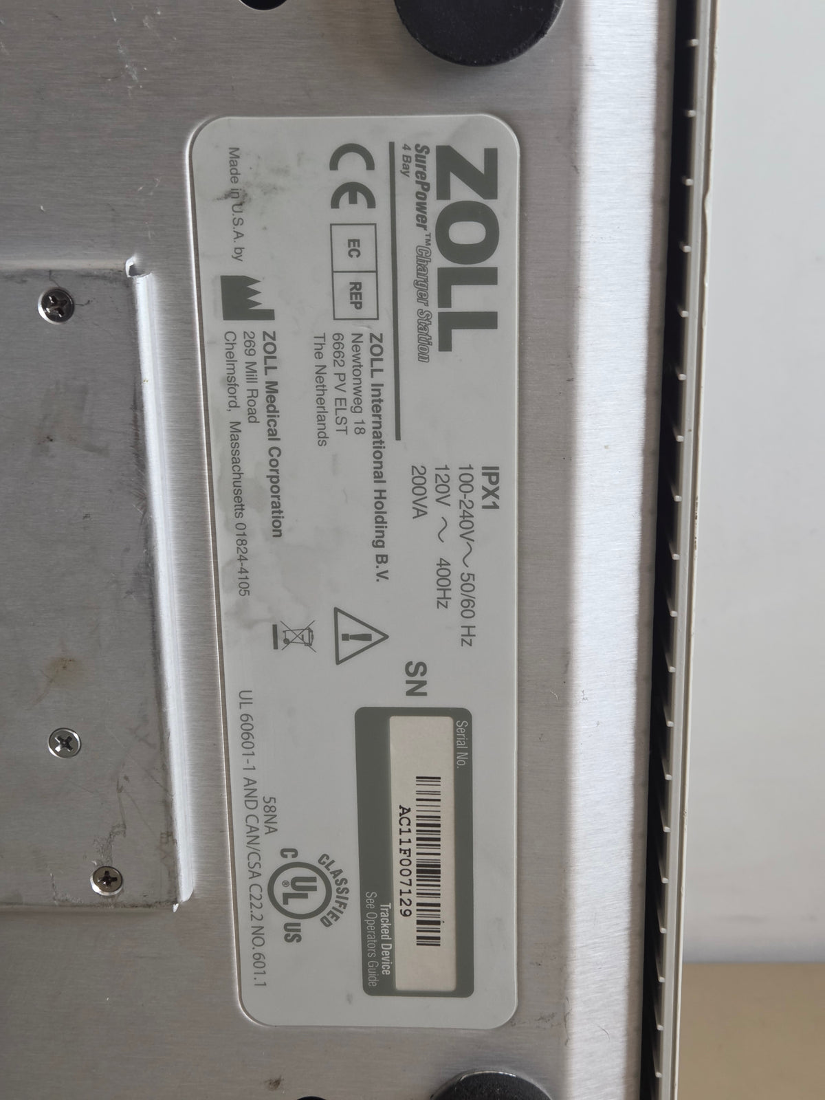 ZOLL SurePower 4-Bay Charger Station – Defibrillator Battery Charging System
