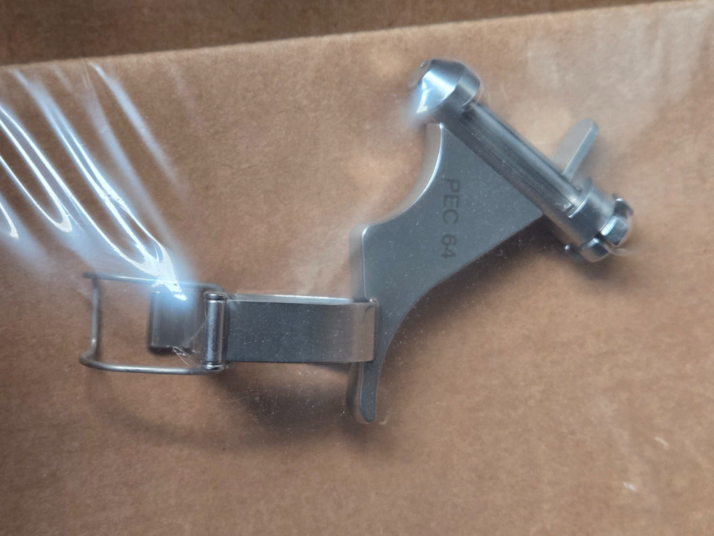 GE PEC64 H46721B reusable biopsy needle guide in new old stock packaging