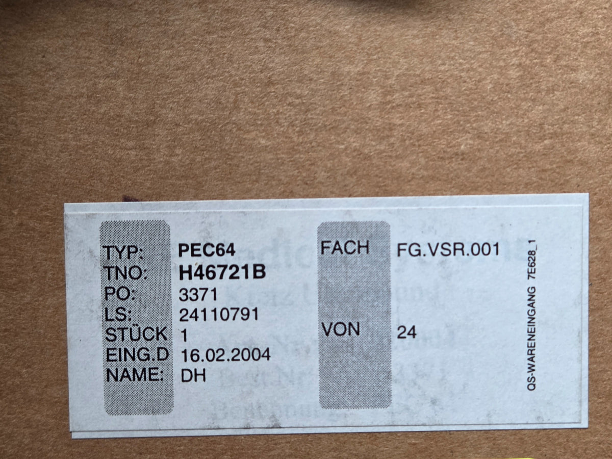 GE PEC64 H46721B biopsy needle guide package label