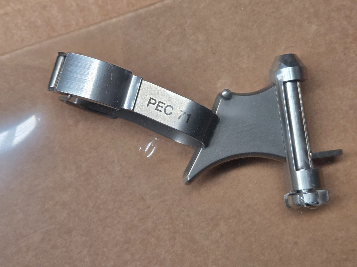 GE PEC71 H46721D needle guide tip and channel detail