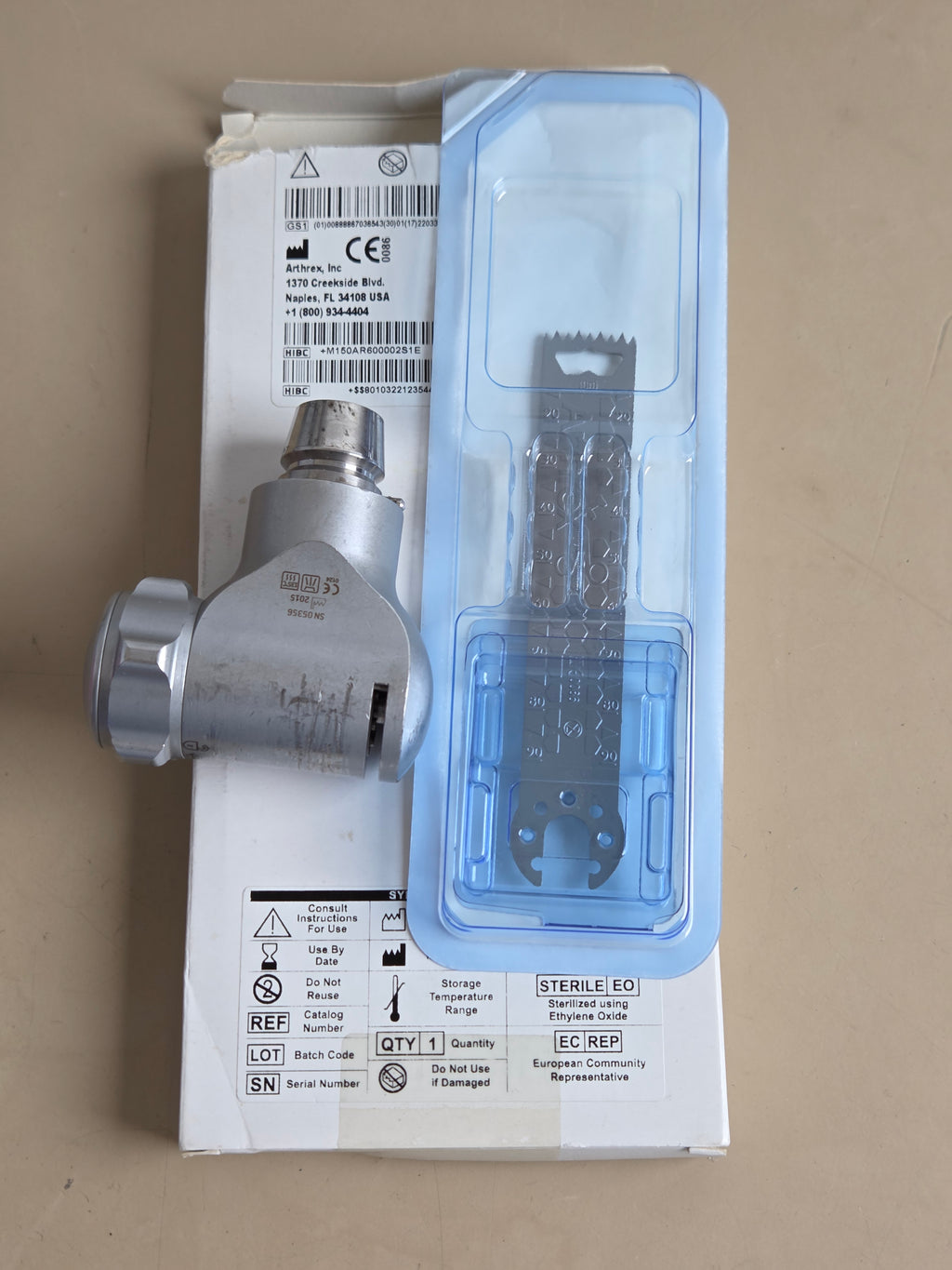 Arthrex Drill Saw Max 600 Power Surgical Drill Handpiece 8 Attachments Charger