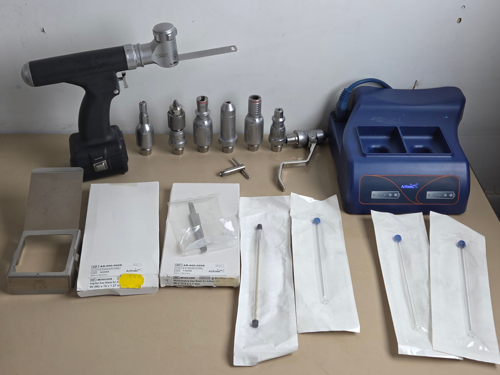 Arthrex Drill Saw Max 600 Power Surgical Drill Handpiece 8 Attachments Charger