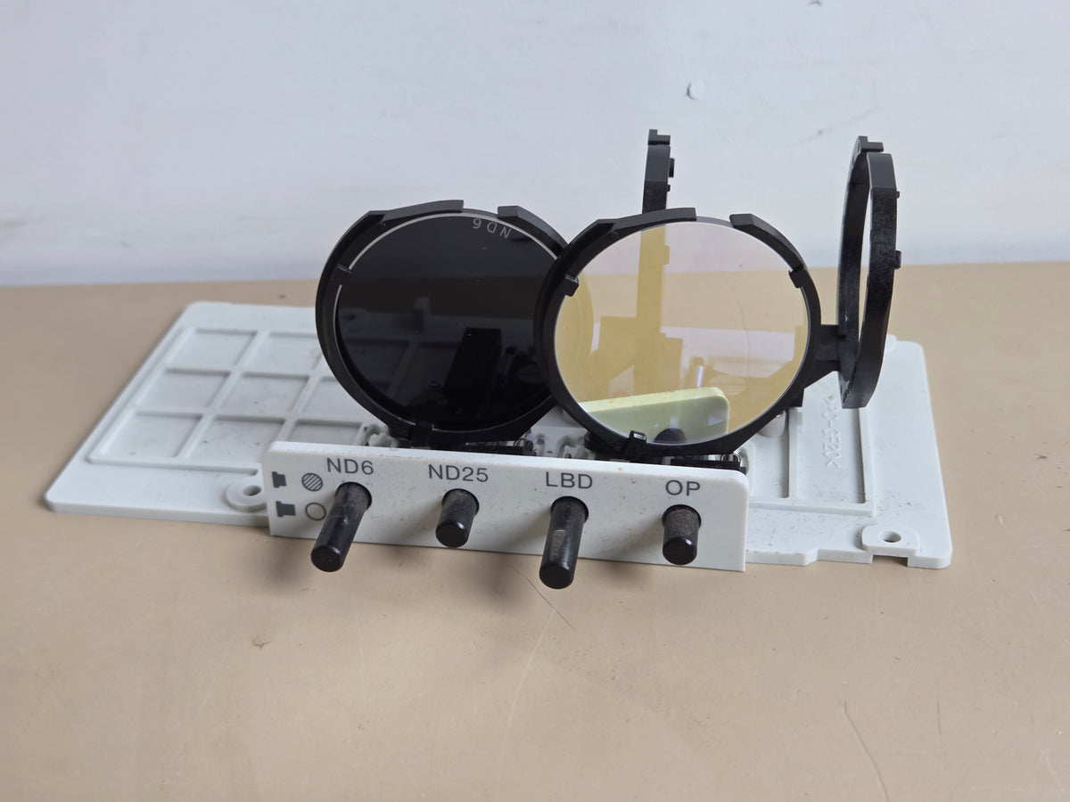 Olympus BX61 BX61TRF Built-In Transmitted Light Filter Assembly ND6 ND25 LBD OP