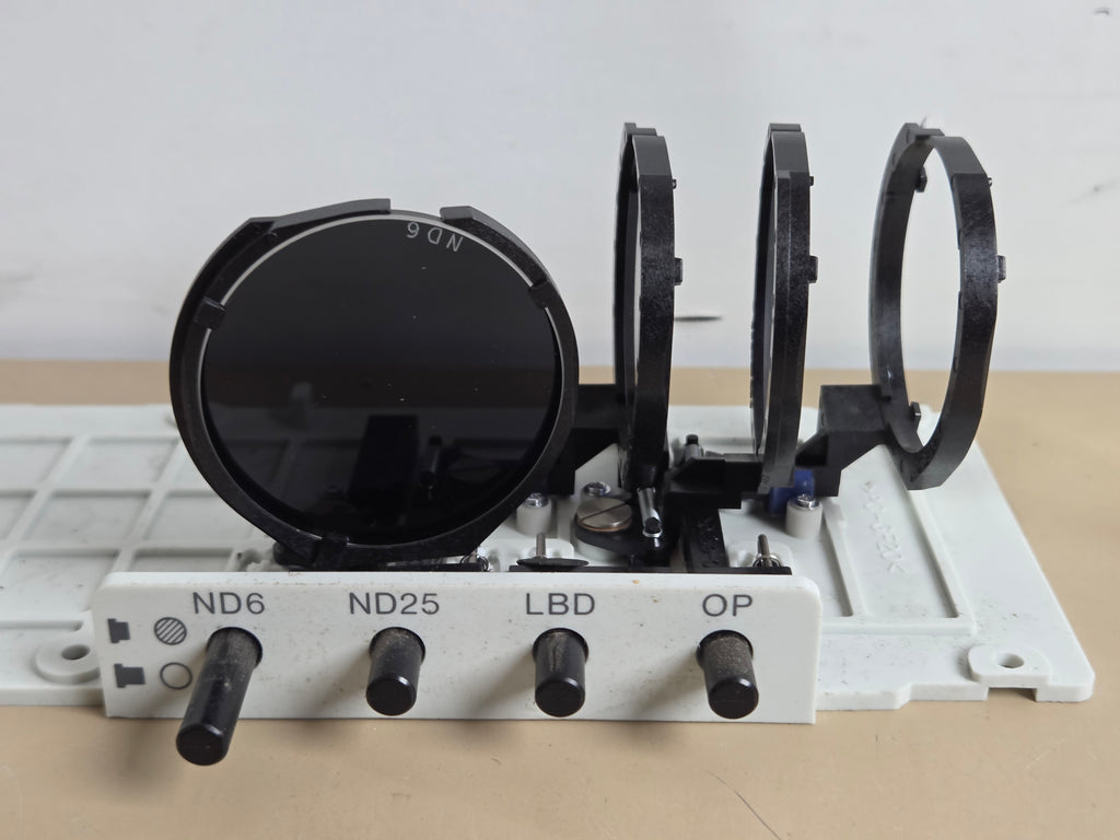 Olympus BX61 BX61TRF Built-In Transmitted Light Filter Assembly ND6 ND25 LBD OP