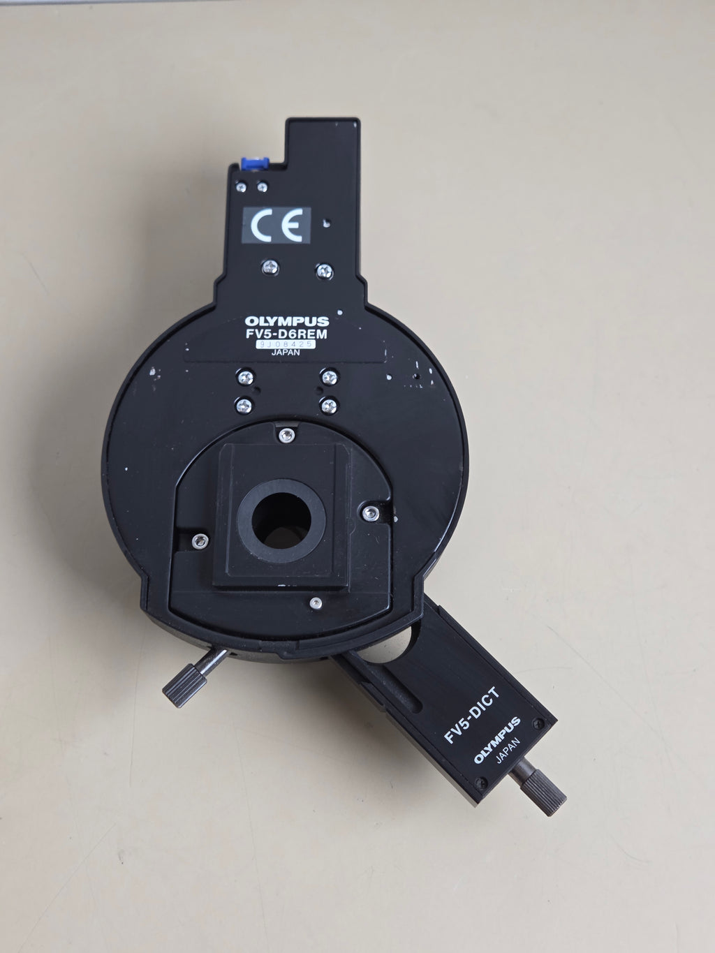 Olympus FV5-D6REM 6-Position Motorized Nosepiece + FV5-DICT DIC Slider FluoView
