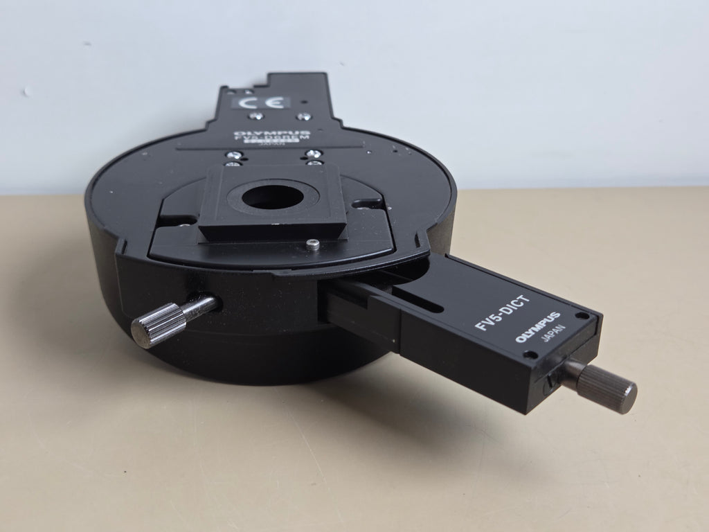 Olympus FV5-D6REM 6-Position Motorized Nosepiece + FV5-DICT DIC Slider FluoView