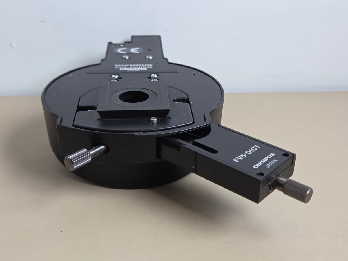 Olympus FV5-D6REM 6-Position Motorized Nosepiece + FV5-DICT DIC Slider FluoView