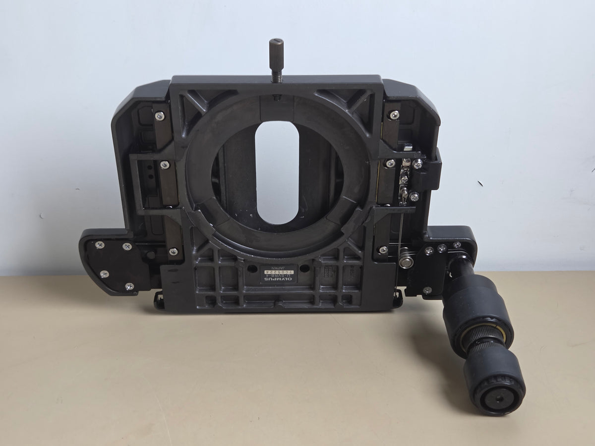 Olympus U-SVRB-4 Mechanical XY Microscope Stage + U-HLDT-4 Slide Holder BX Series