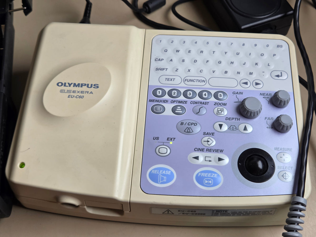 Olympus EU-C60 Processor with BF-UC260F-OL8 Endobronchial Ultrasound (EBUS) Bronchoscope Set