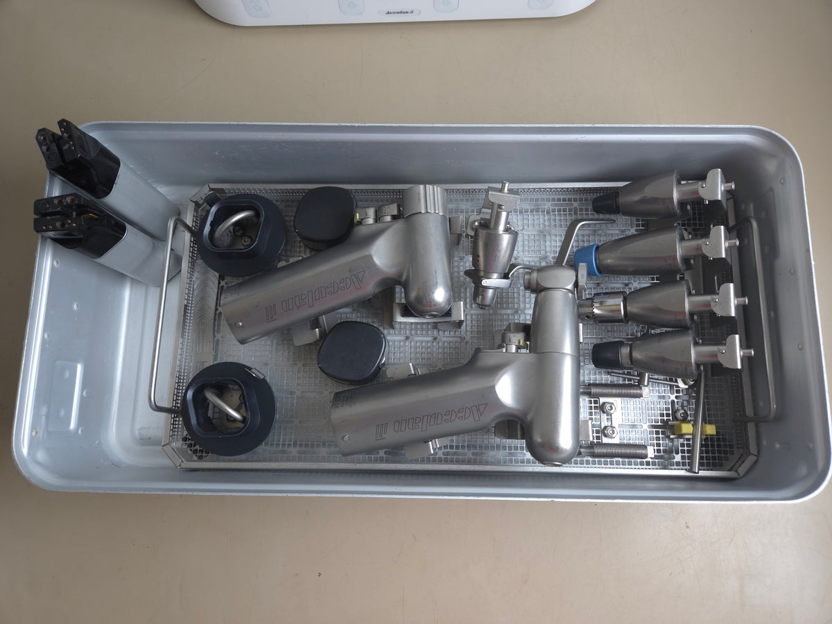 Aesculap Acculan 3Ti GA672 GA673 GA674 Battery Drill Reamer & Saw Surgical Set