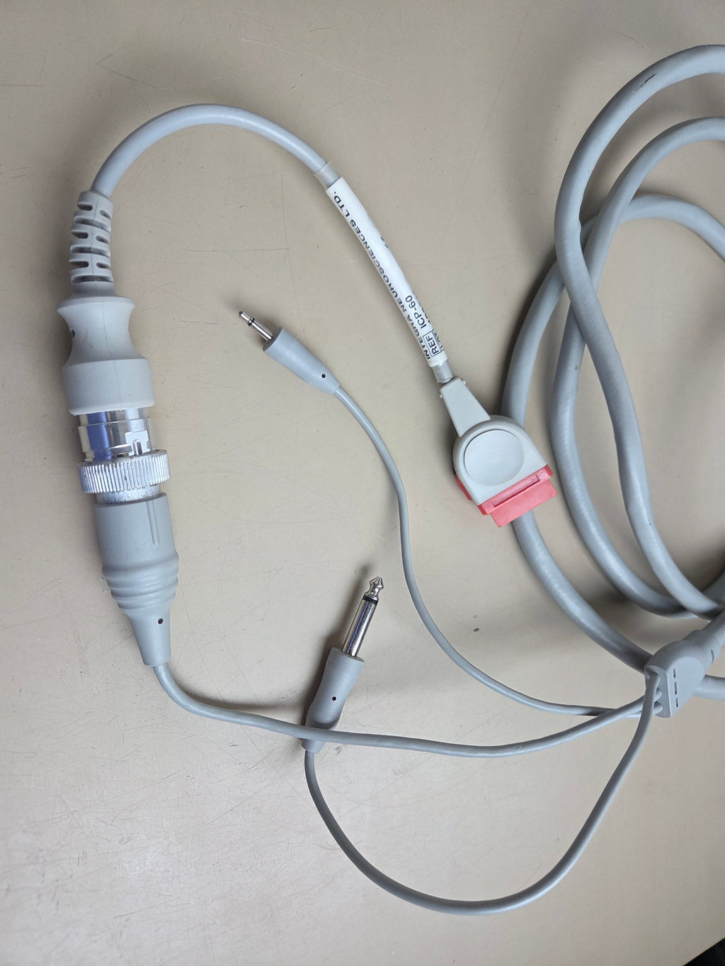 Integra Camino CAM02 ICP Temperature Monitor with PAC-1 + PMIO-MPM cable for GE patient monitor connections