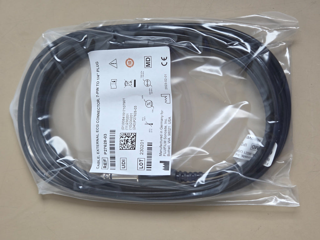 SonoSite P29189-01 external ECG connector cable and GE adapter – 20260818_231556.jpg