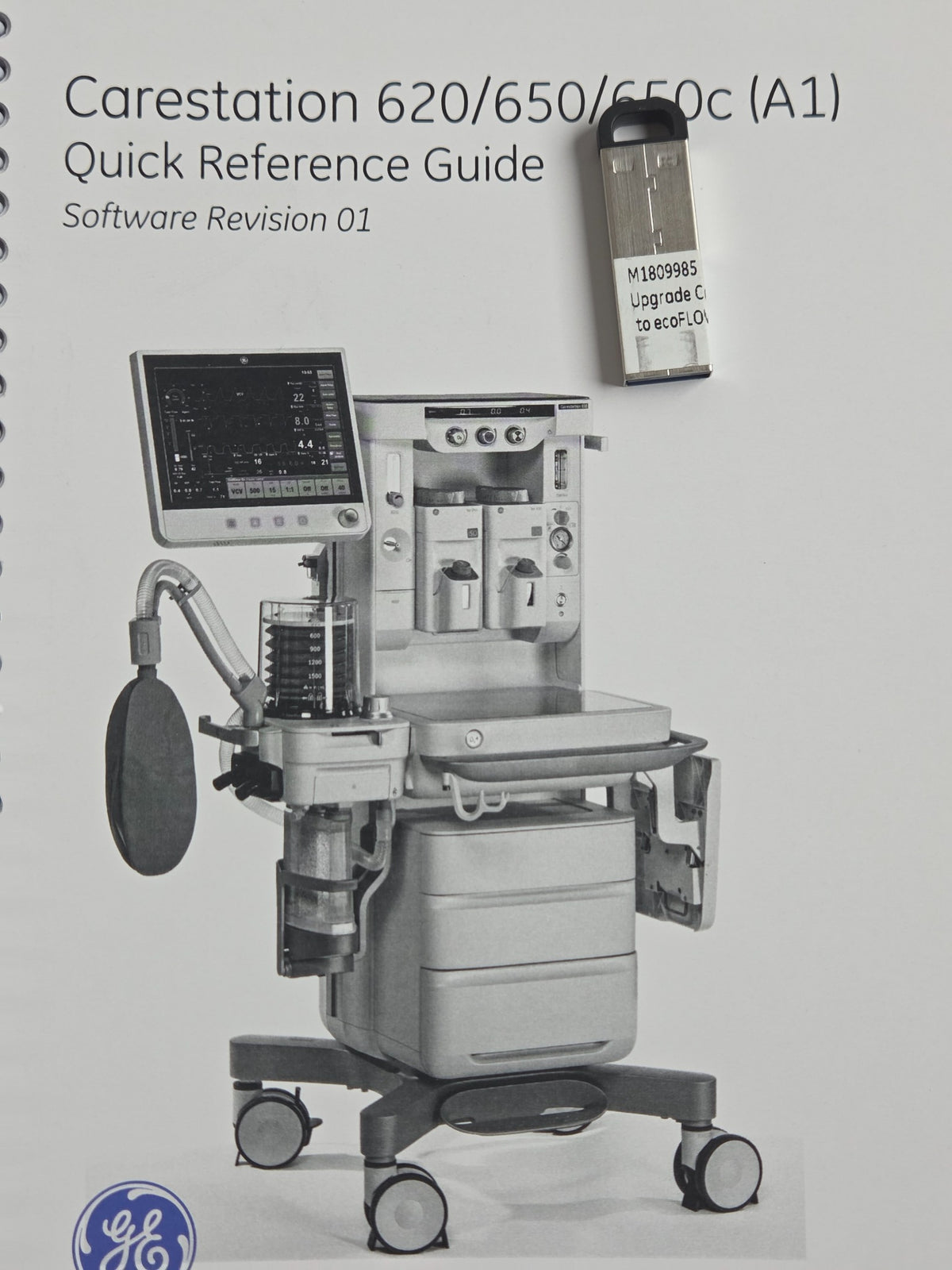 GE Carestation upgrade software set M1809985 and M1809983