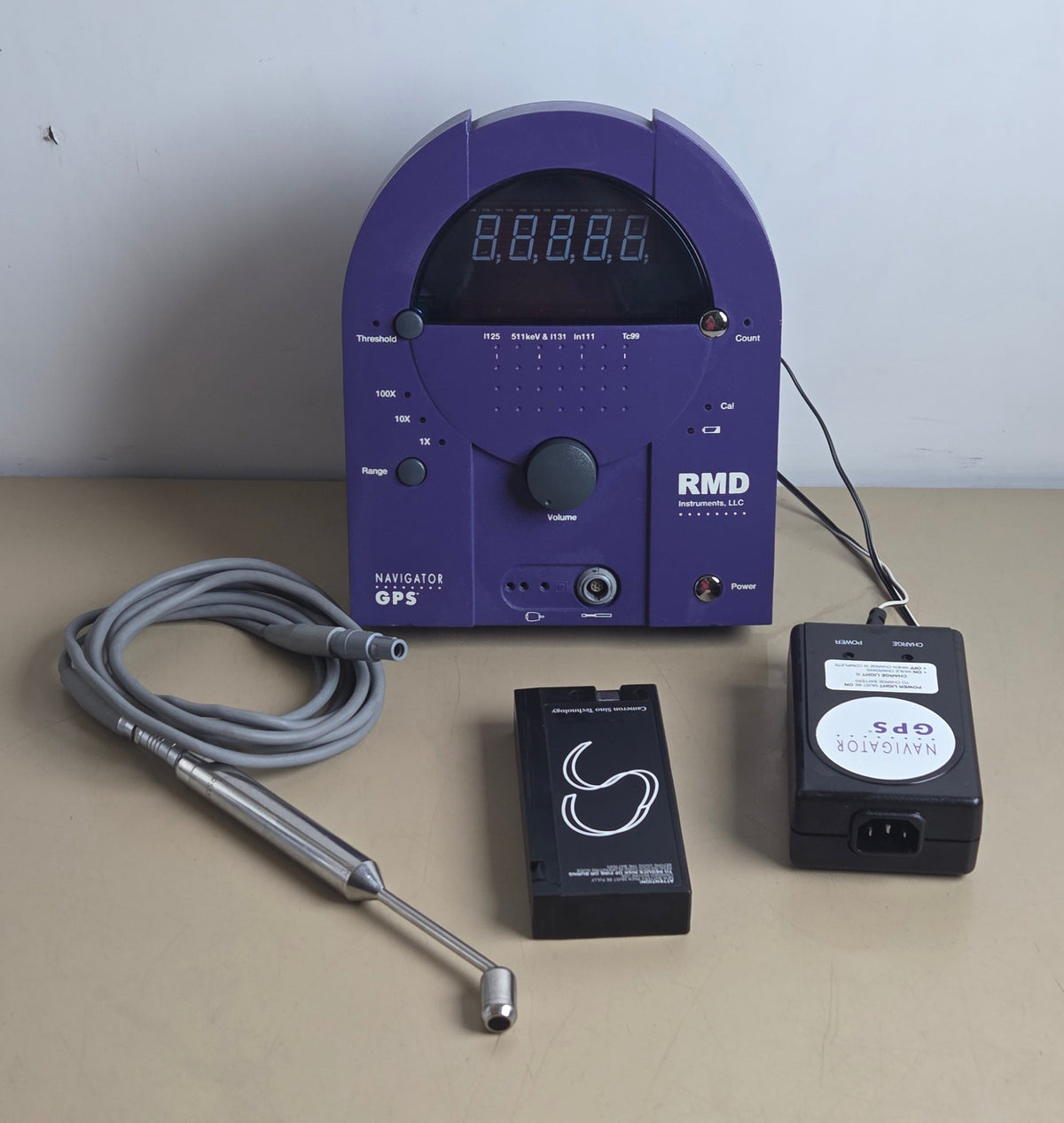 RMD Navigator GPS Gamma Positioning System + Angled Lymphatic Mapping Probe
