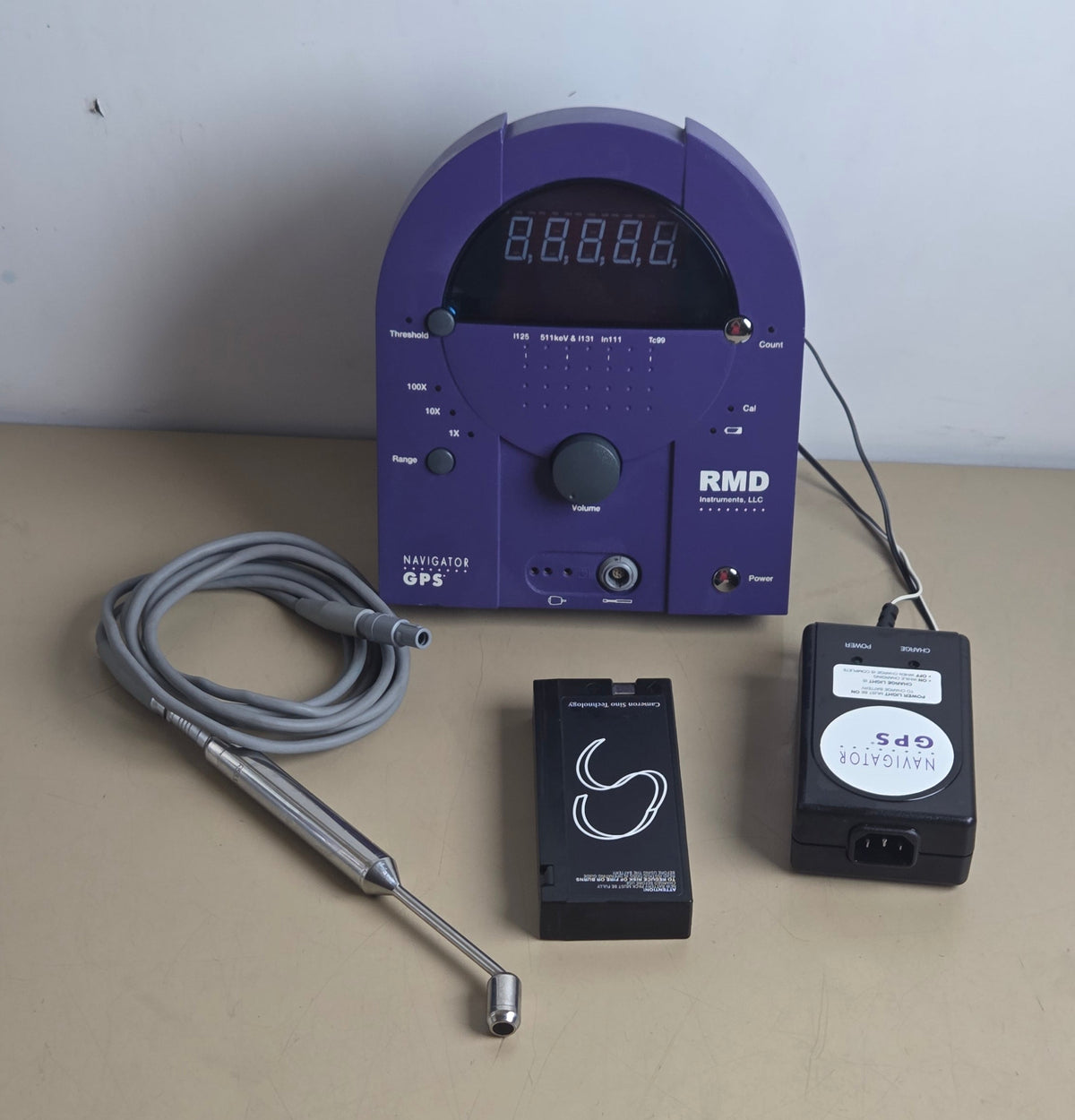RMD Navigator GPS Gamma Positioning System + Angled Lymphatic Mapping Probe
