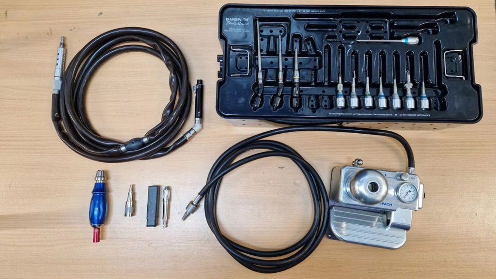 ANSPACH BlackMax Pneumatic Neuro Drill set - 1 year warranty BlackMax