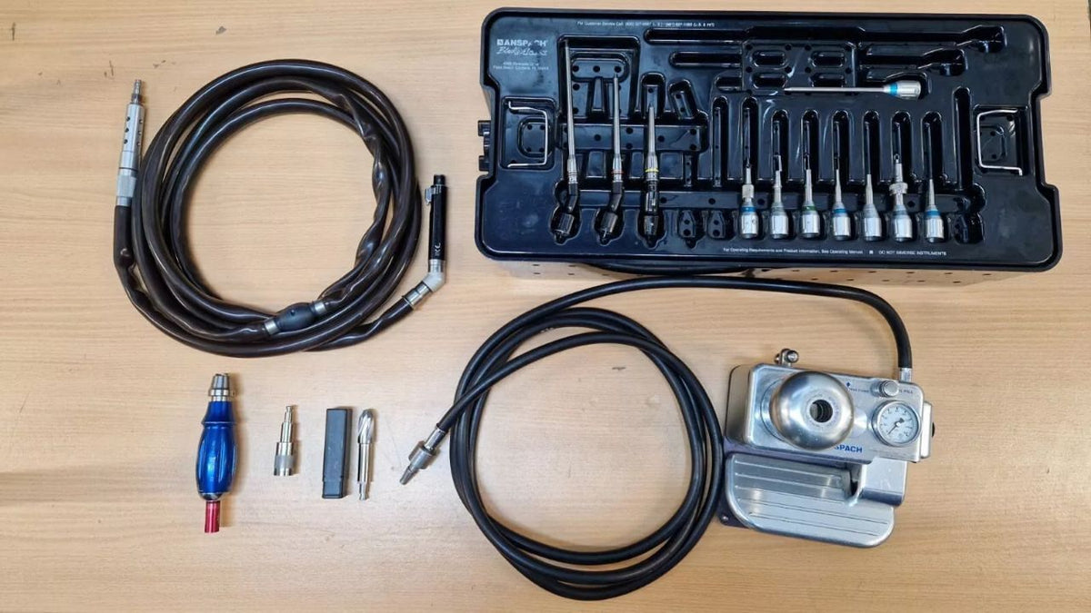 ANSPACH BlackMax Pneumatic Neuro Drill set - 1 year warranty BlackMax