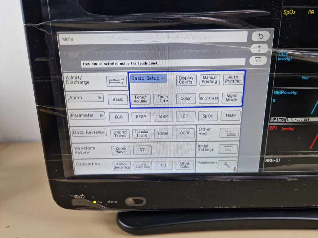patient monitor fukuda denshi DS 8400 with dynascope DS 8700N + CO2 module12
