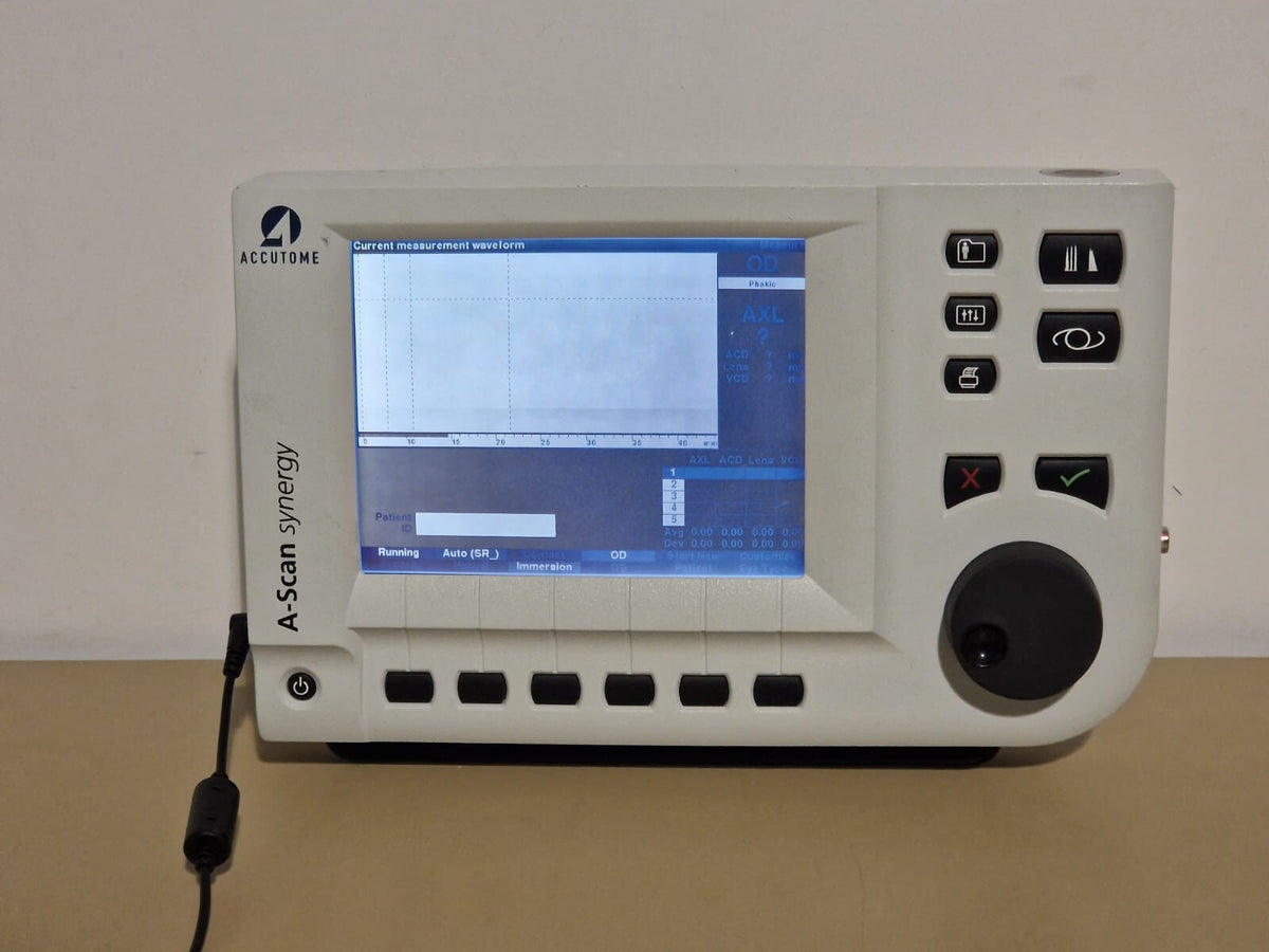 zeiss ophthalmic ultrasound scanner accutome A Scan synergy   NO probe6