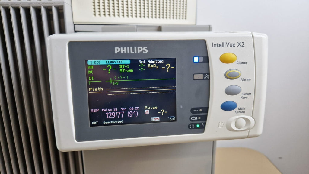 philips MP70 patient monitor X2 M3015A CO2 GAS module 12 leads ECG SpO2 NIBP10