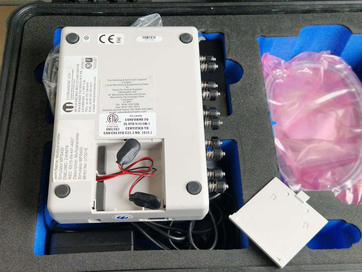 fluke biomedical MPS450 multiparameter simulator ECG IBP temp cardiac output9