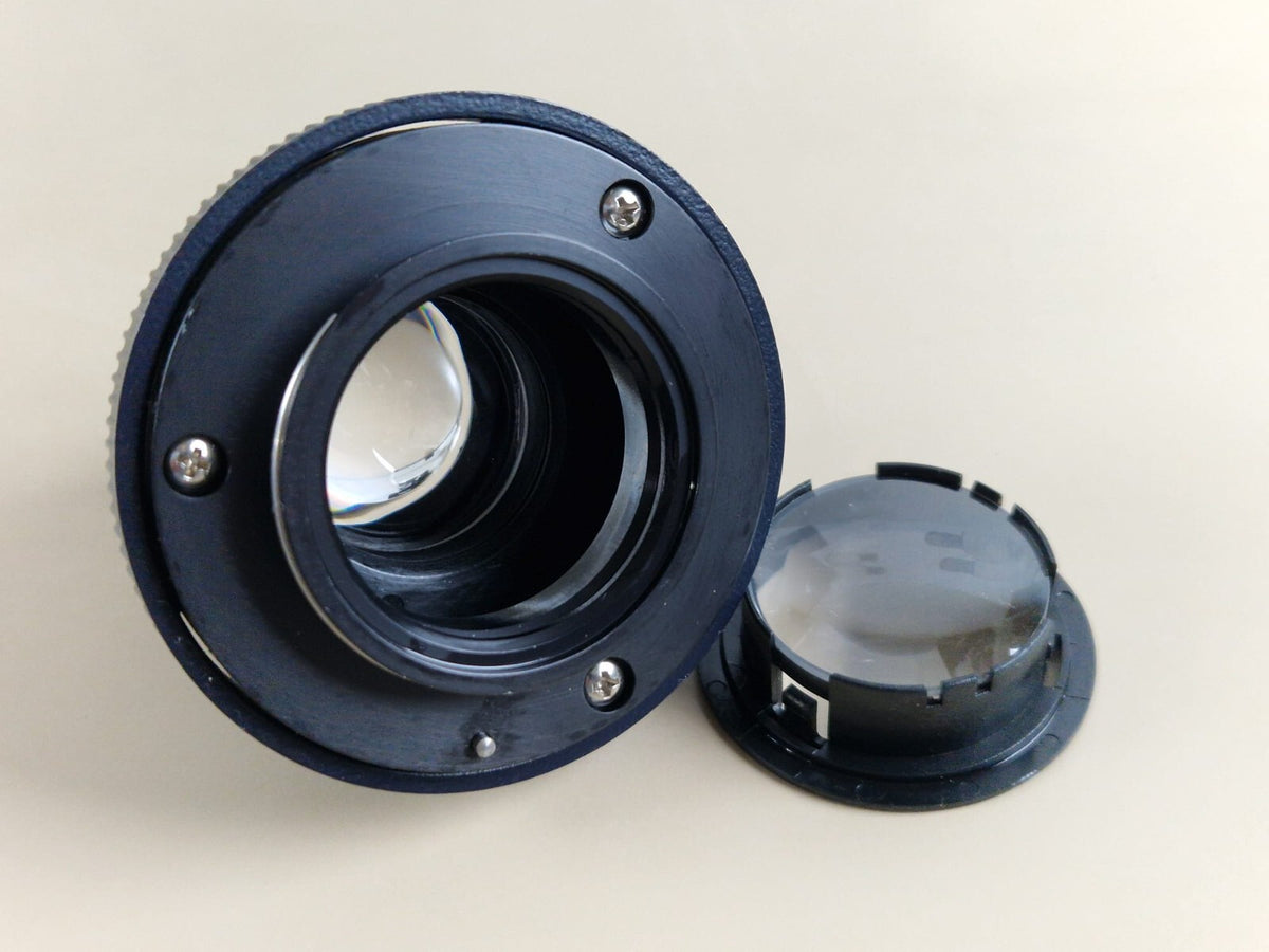 leica DMLS microscope with 3 plan apochromat + 1x fluotar objective14