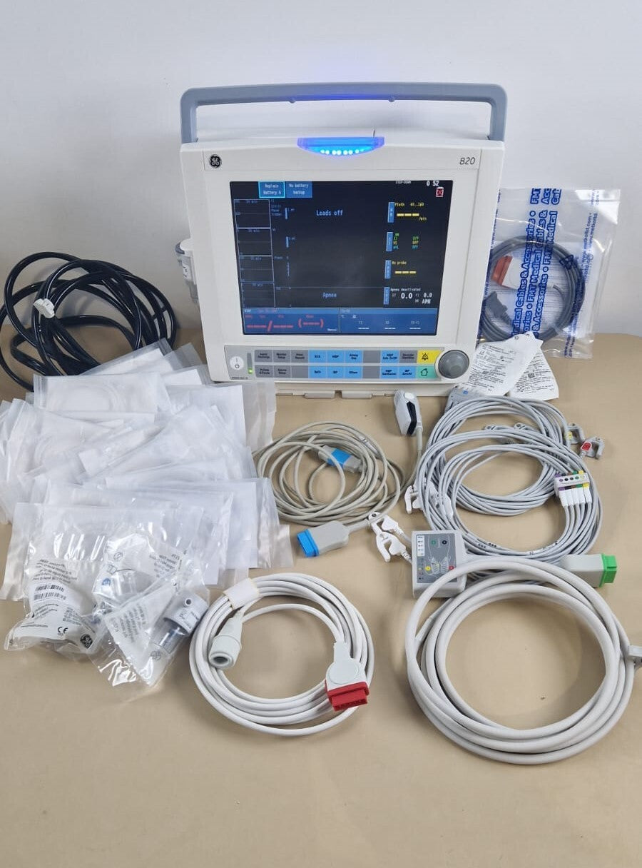 ge carescape B20 patient monitor with CO2 ECG SPO2 IBP NIBP TEMP module0