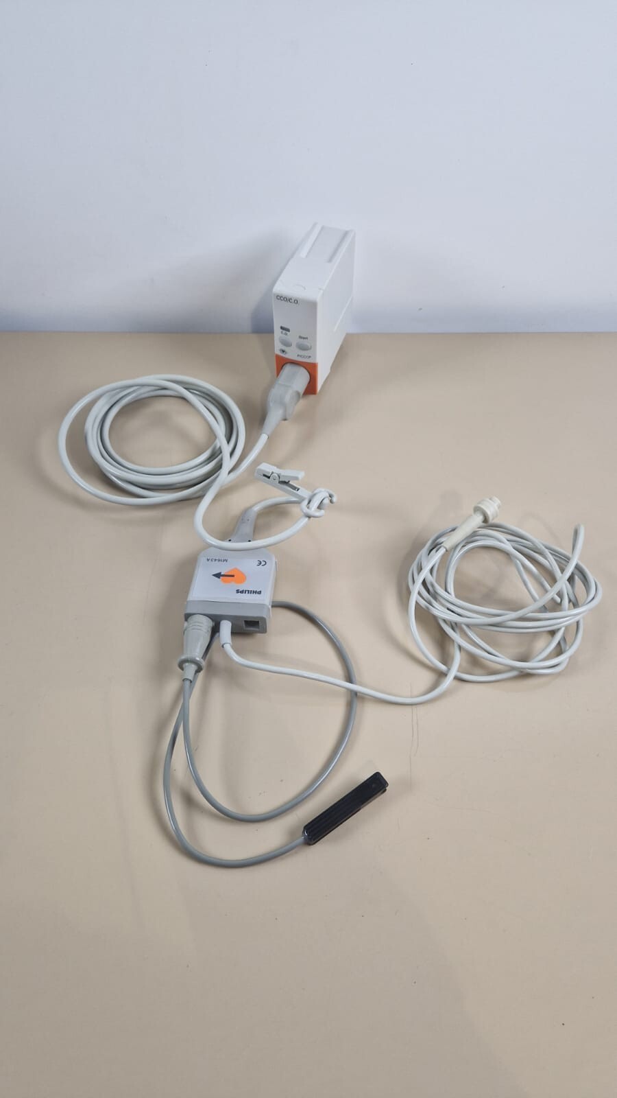 philips M1012A CCO/CO PICCO module with philips M1643A and temp cable9