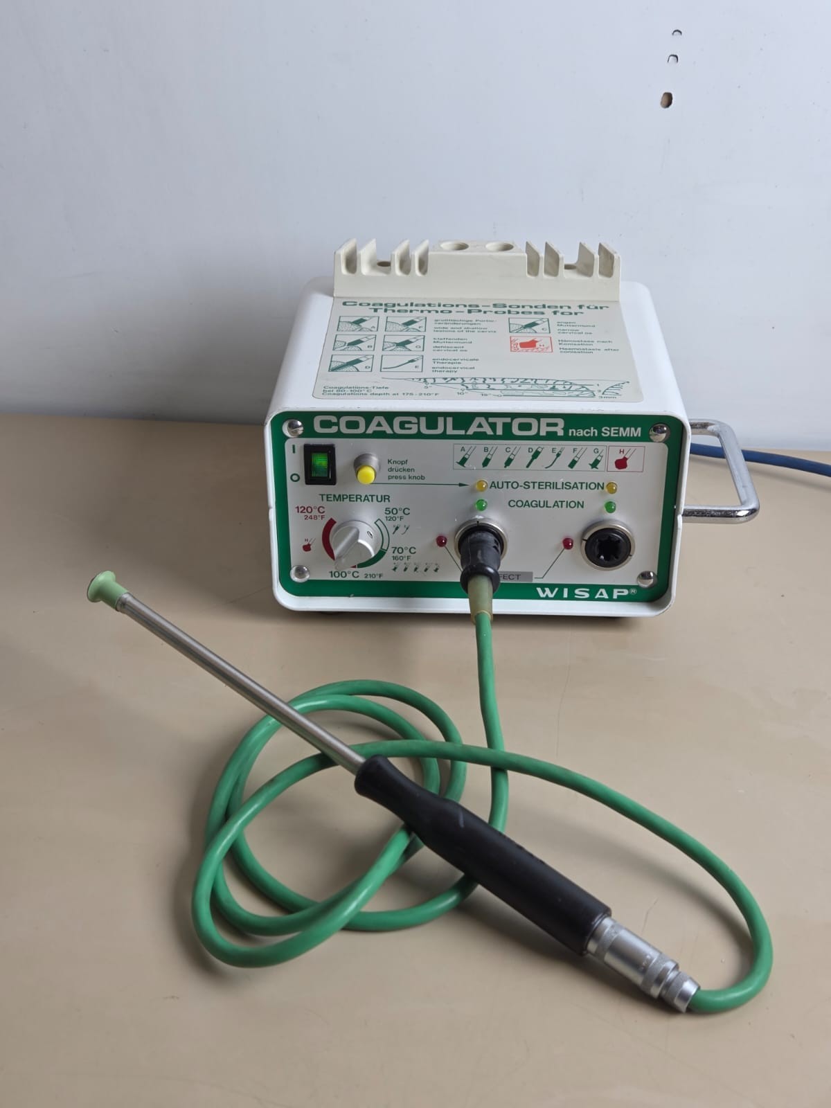 wisap coagulator nach semm with a probe3