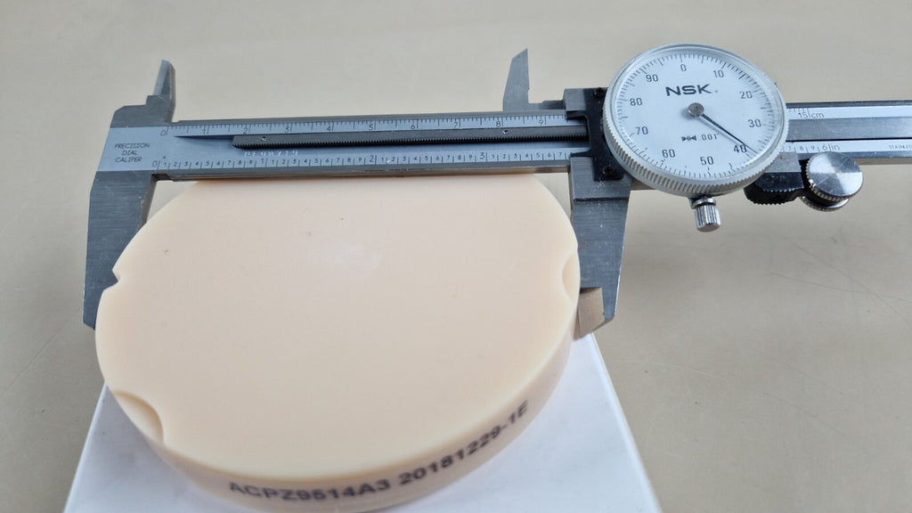 5 dental zirkon zirconia multilayer cadcam design 14mm 95mm blank disk dish E10