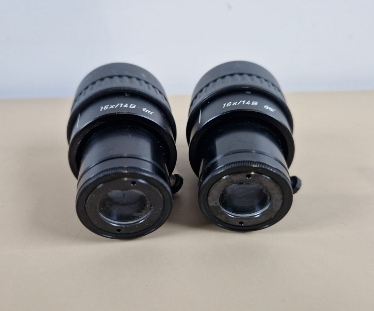leica wild 10445301 surgical microscope binocular eye piece 16 x / 14B lens3