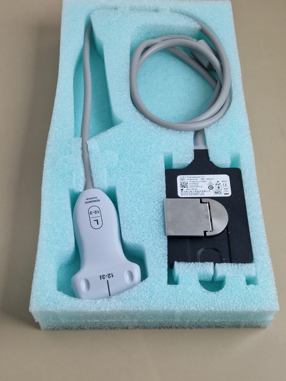 sonosite P22916 fujifilm L12 3 ultrasound linear transducer probe0