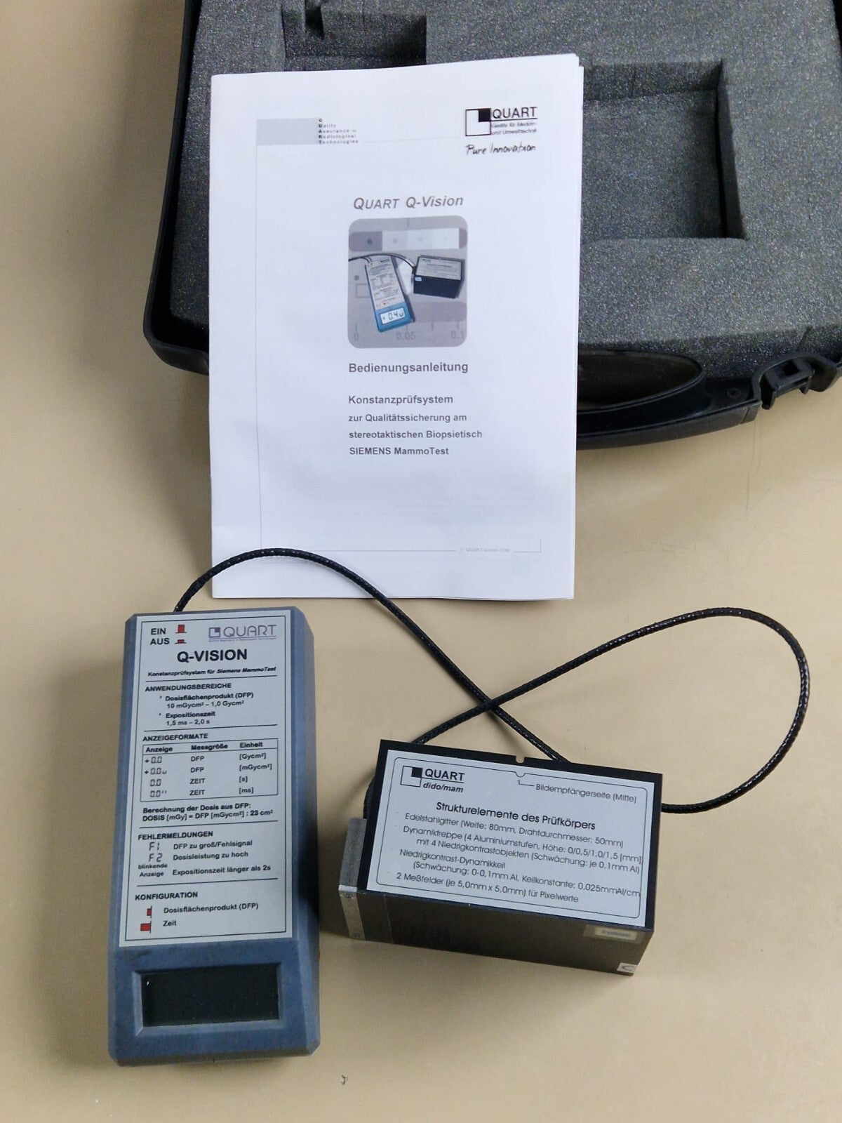 siemens mammo test quart Q vision mammomat mammography phantom19