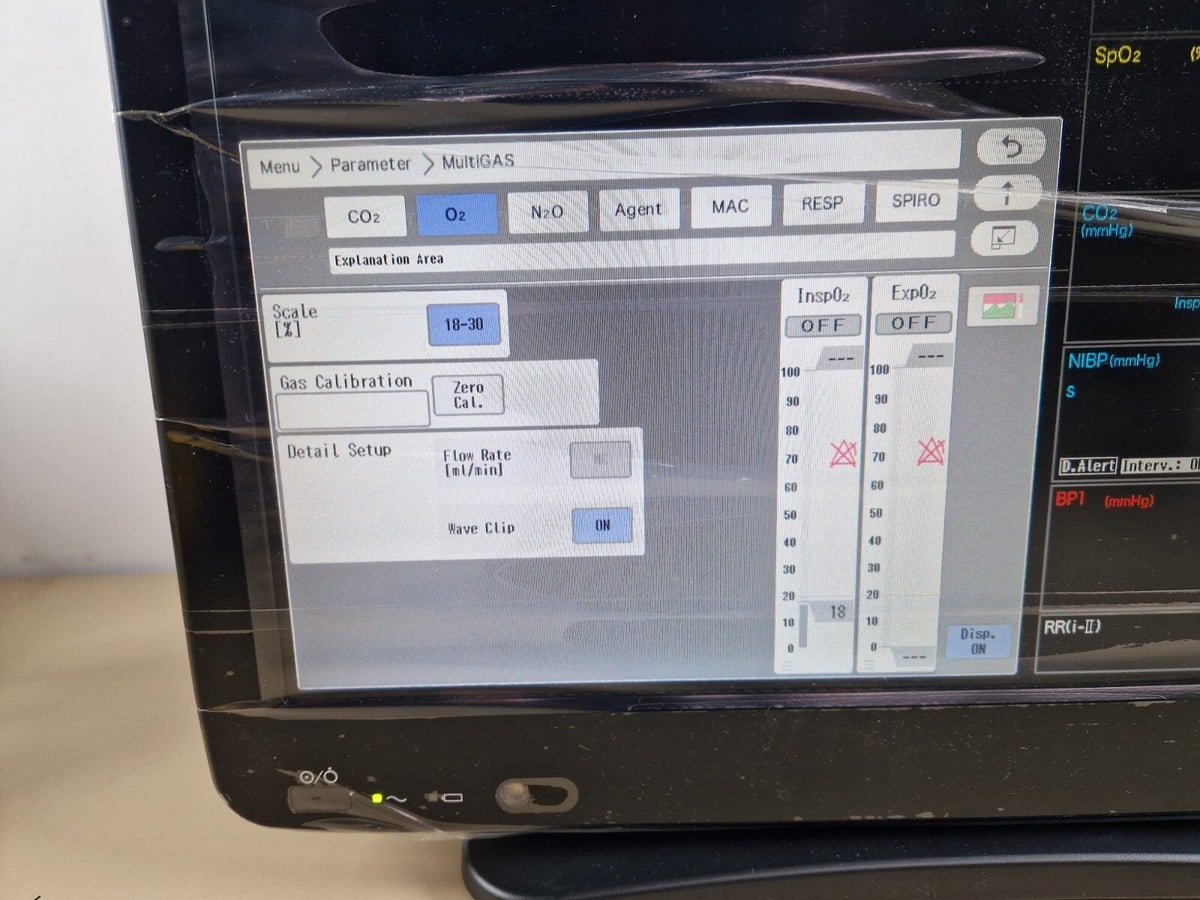 patient monitor fukuda denshi DS 8400 with dynascope DS 8700N + CO2 module21