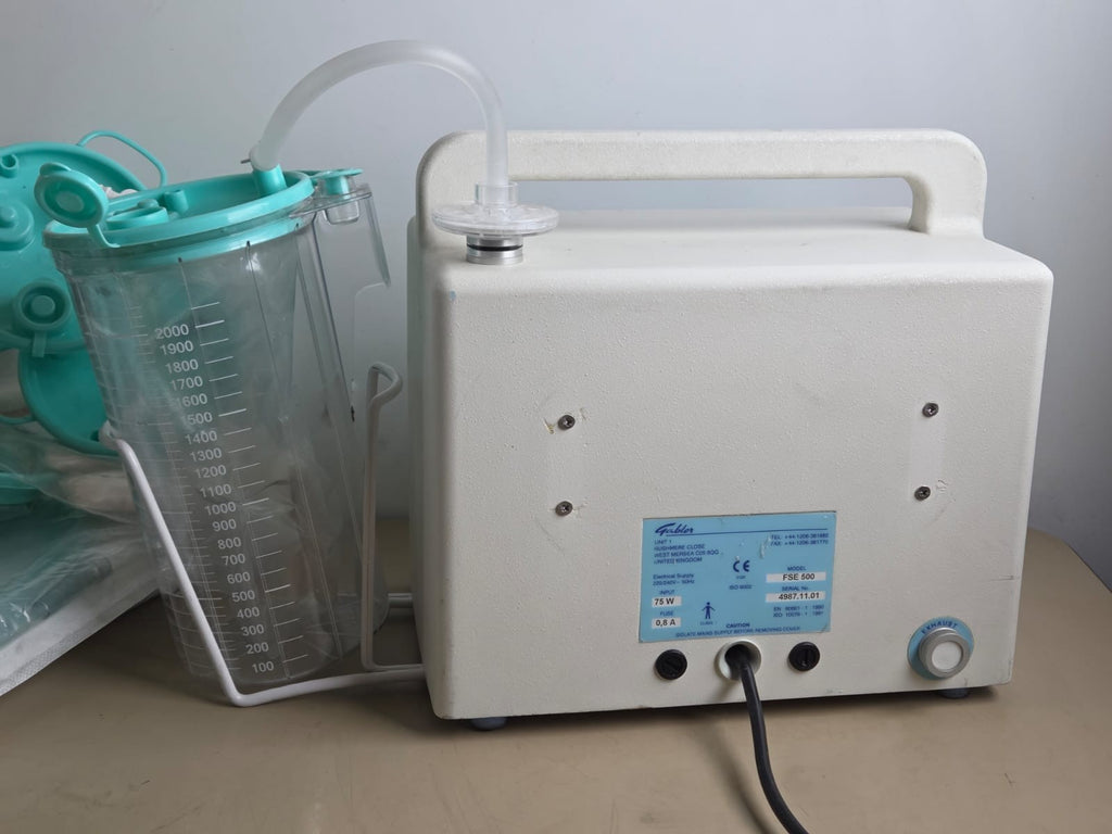suction vacuum pump PSE 500  + 2L canister + 2L disposable fluid bag + 5 tube5