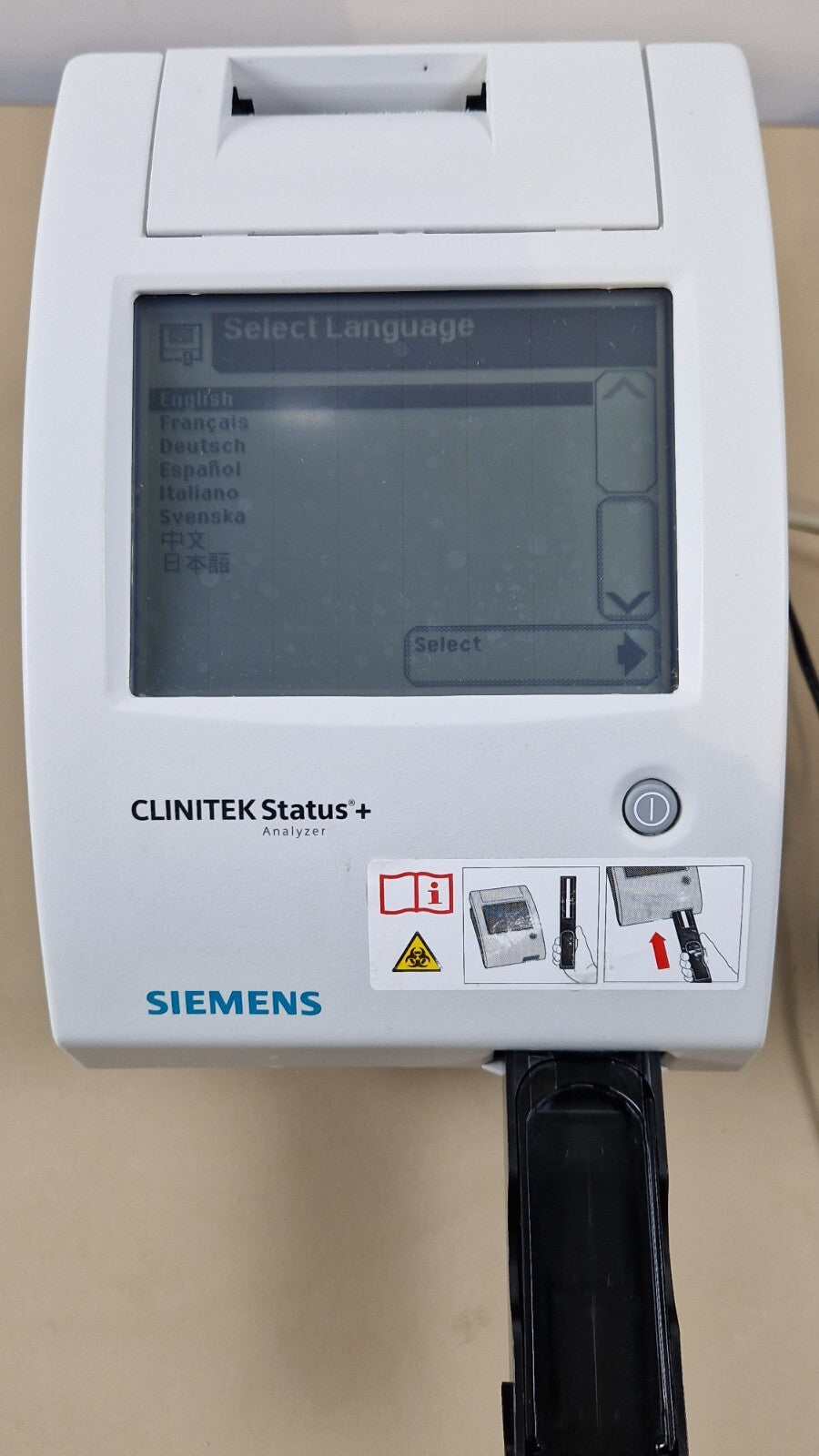 SIEMENS BAYER CLINITEK STATUS PLUS + URINE CHEMISTRY ANALYSER USB DOCKING12