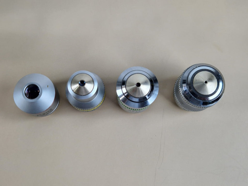 leica DMLS microscope with 3 plan apochromat + 1x fluotar objective9