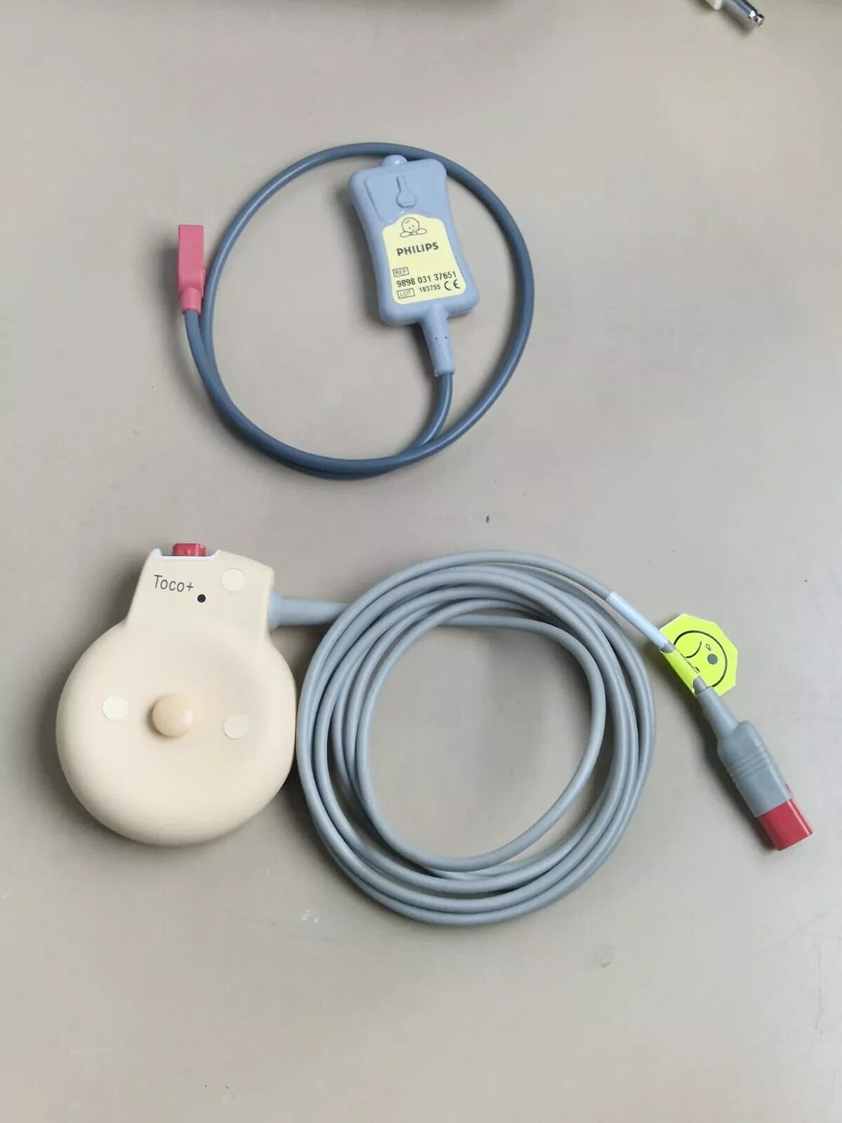 philips avalon fm30 fetal patient monitor toco us transducer + SpO2 NIBP printer3