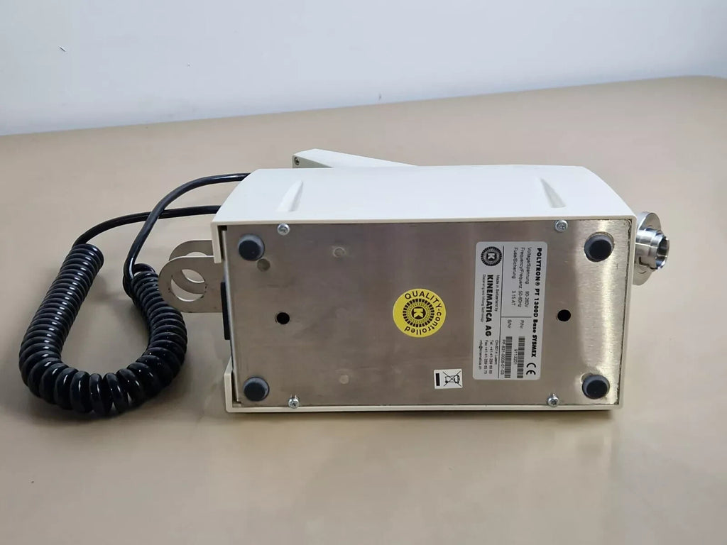 kinematica polytron PT 1300D V3 60sec manual disperser homogenizer power station4