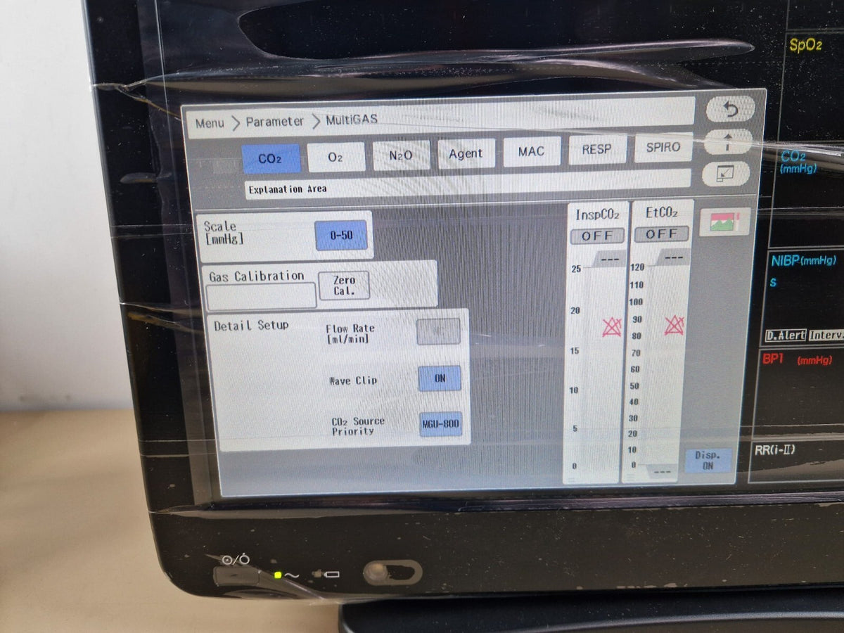 patient monitor fukuda denshi DS 8400 with dynascope DS 8700N + CO2 module22