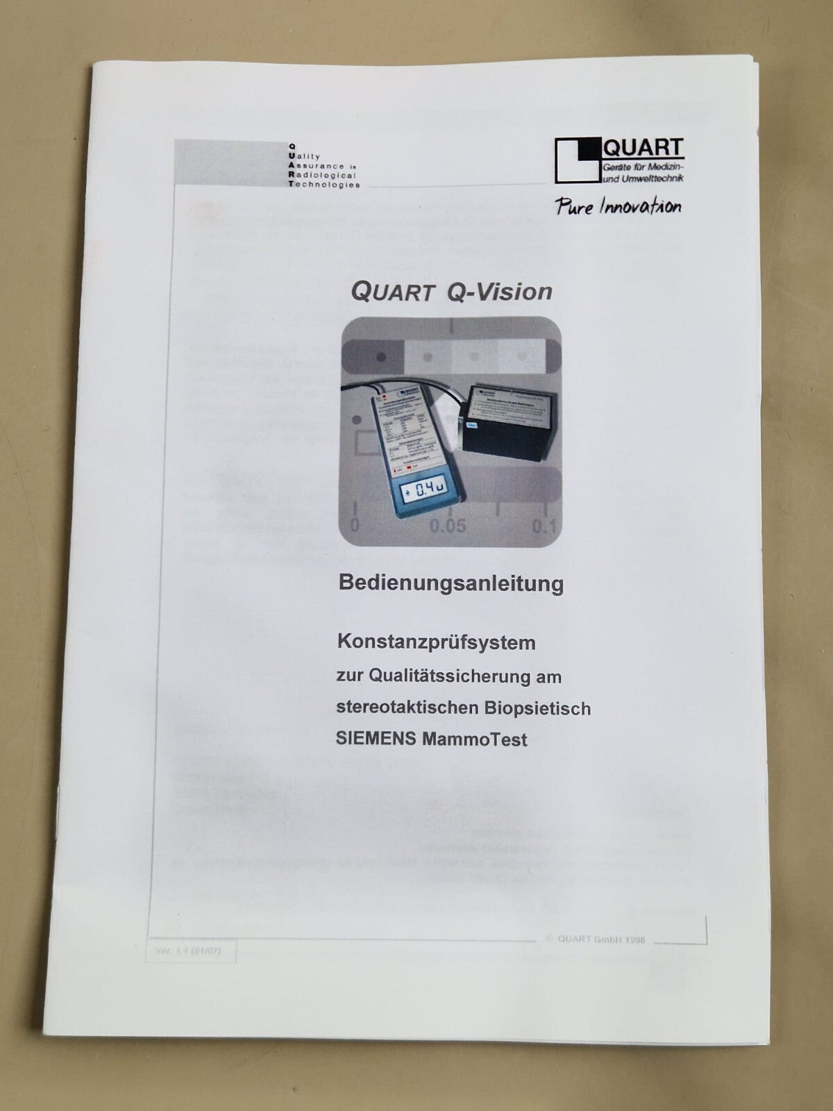siemens mammo test quart Q vision mammomat mammography phantom4