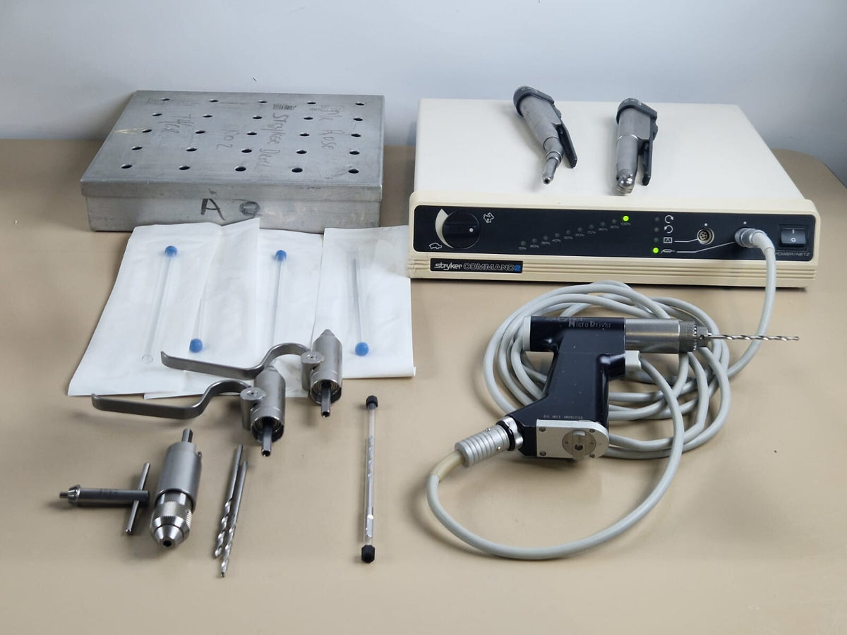 stryker 2296-1 command 2 micro surgical system 50K drill AO kwire sag saw jacob0