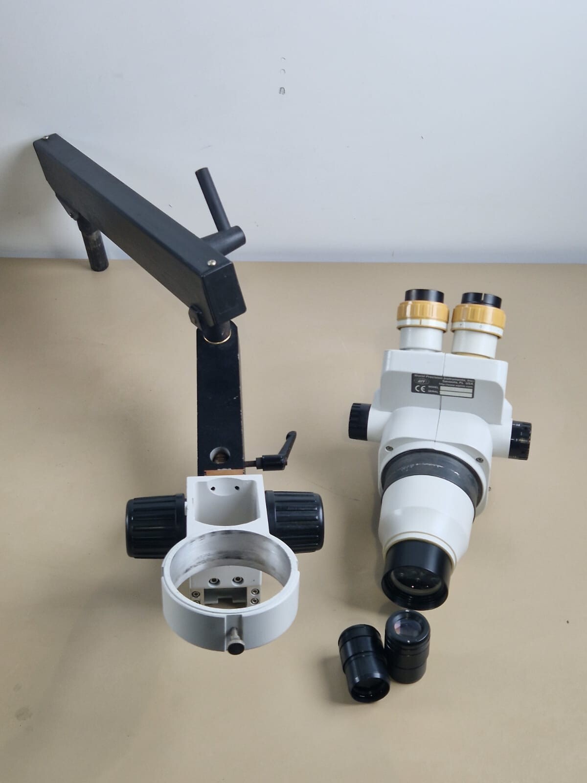 precision instruments PZMIII binocular surgical stereo microscope with arm1