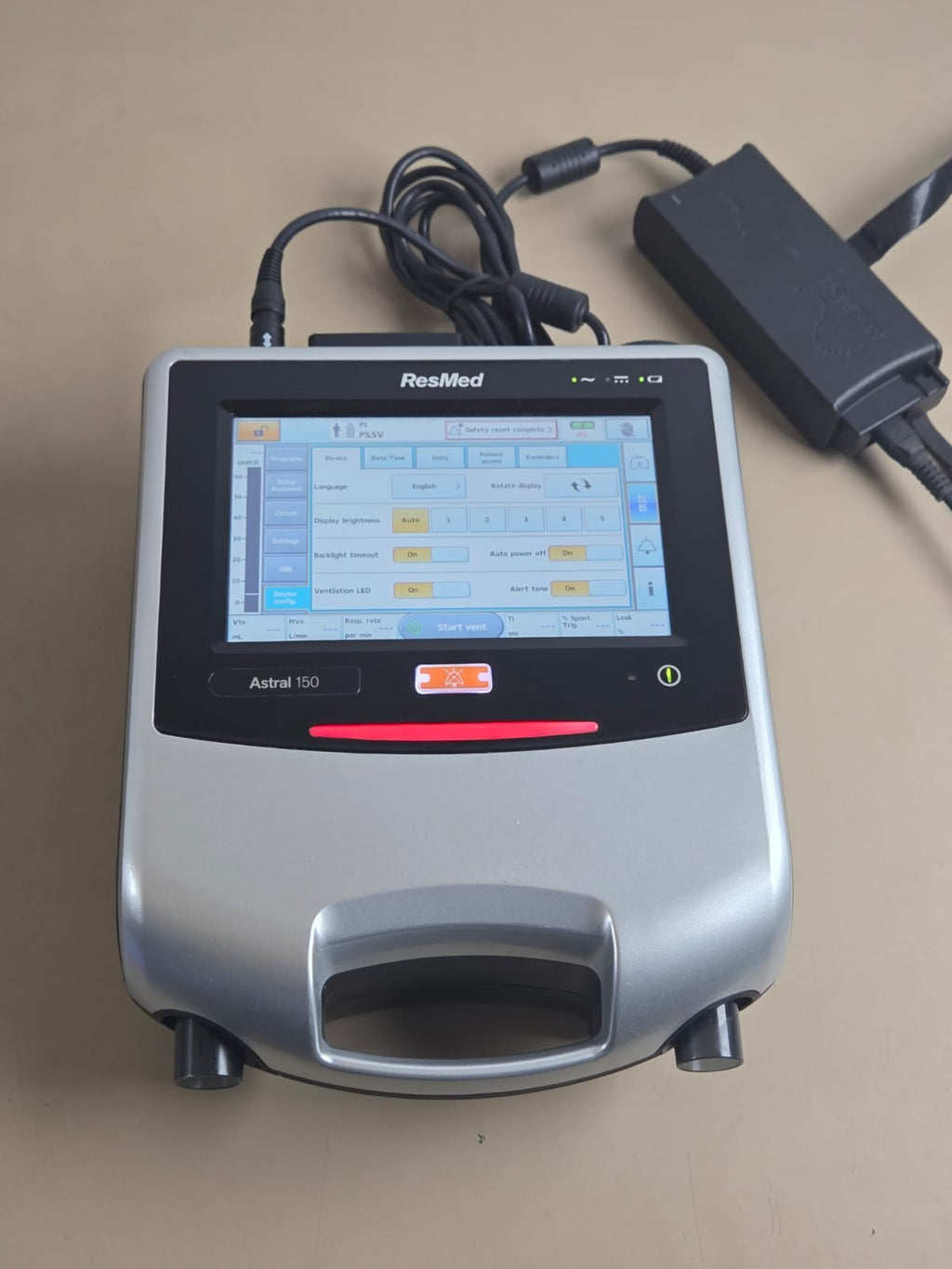 Astral 100 portable ventilator 2024 zero hour usage5