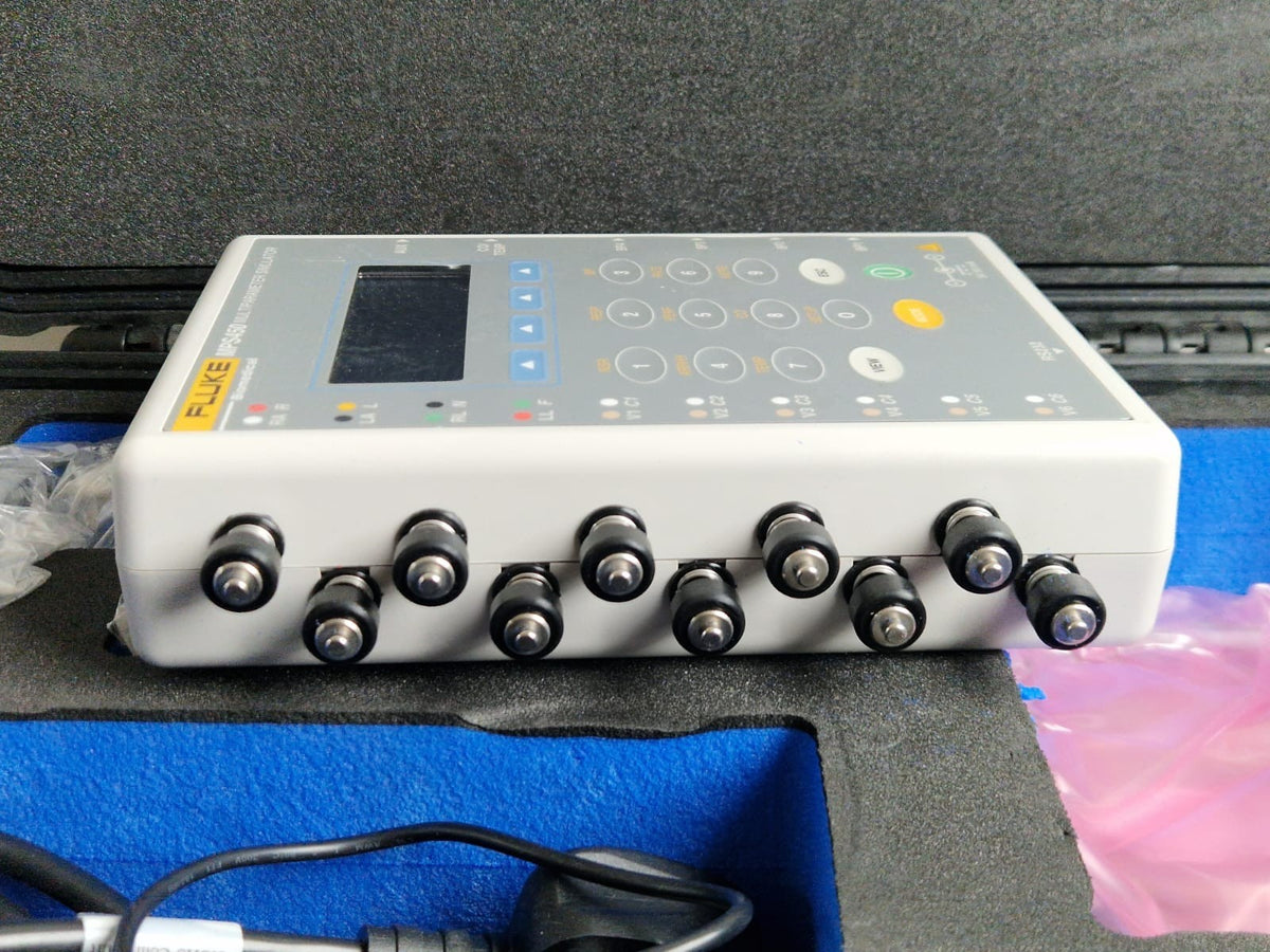 fluke biomedical MPS450 multiparameter simulator ECG IBP temp cardiac output6