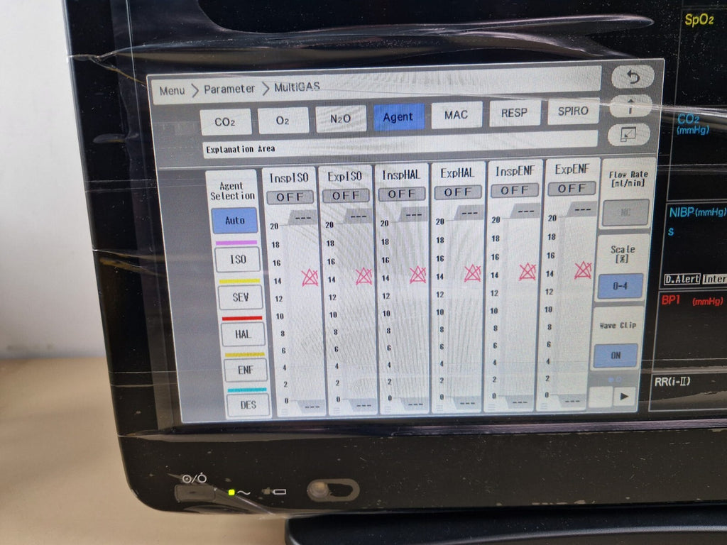 patient monitor fukuda denshi DS 8400 with dynascope DS 8700N + CO2 module19
